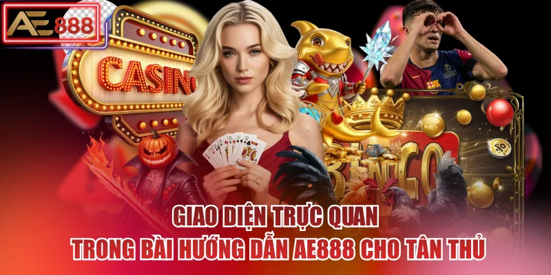Giao diện trực quan trong bài hướng dẫn AE888 cho tân thủ